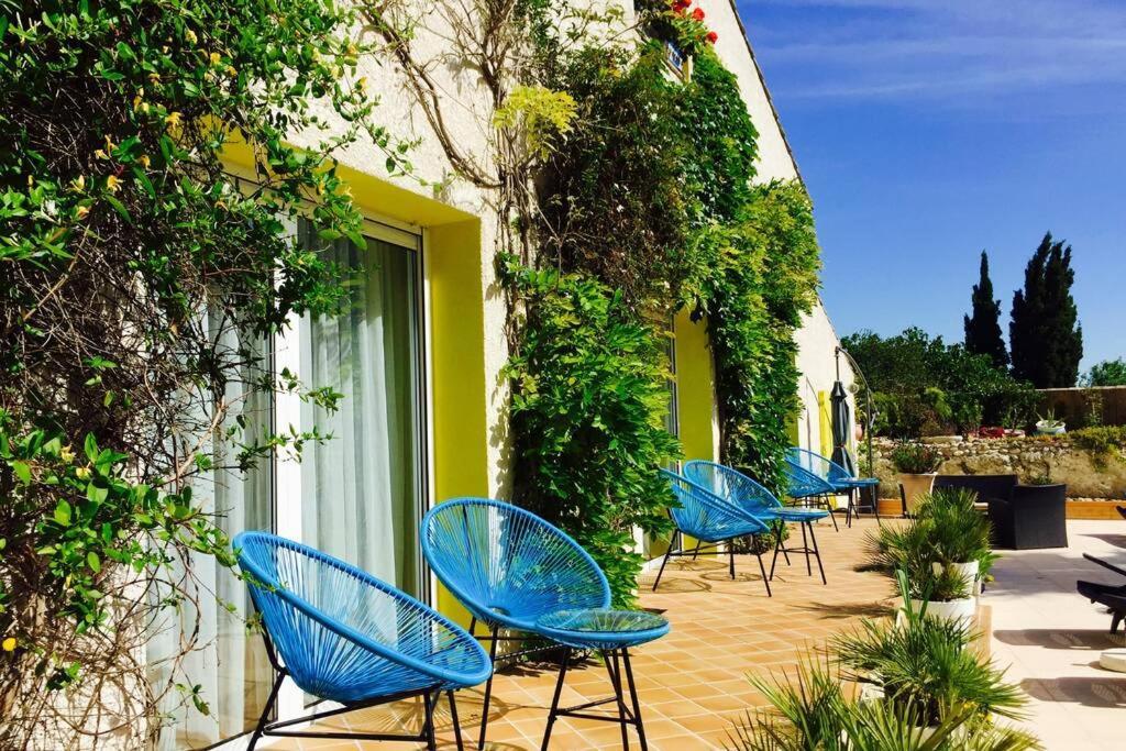 Belle Villa Lespignan Exterior foto