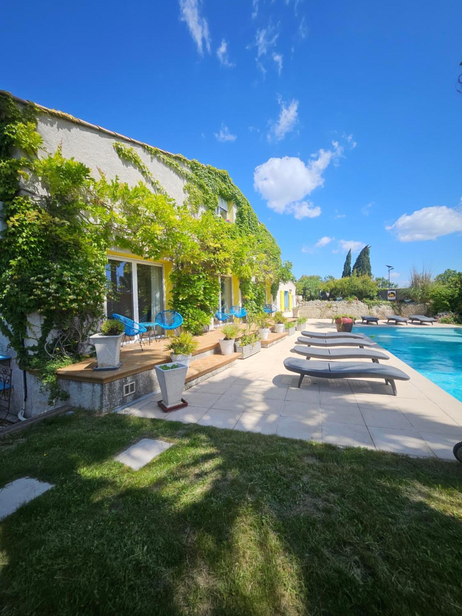 Belle Villa Lespignan Exterior foto