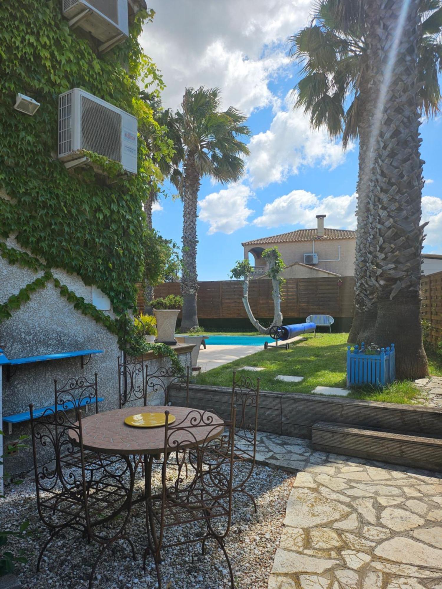 Belle Villa Lespignan Exterior foto